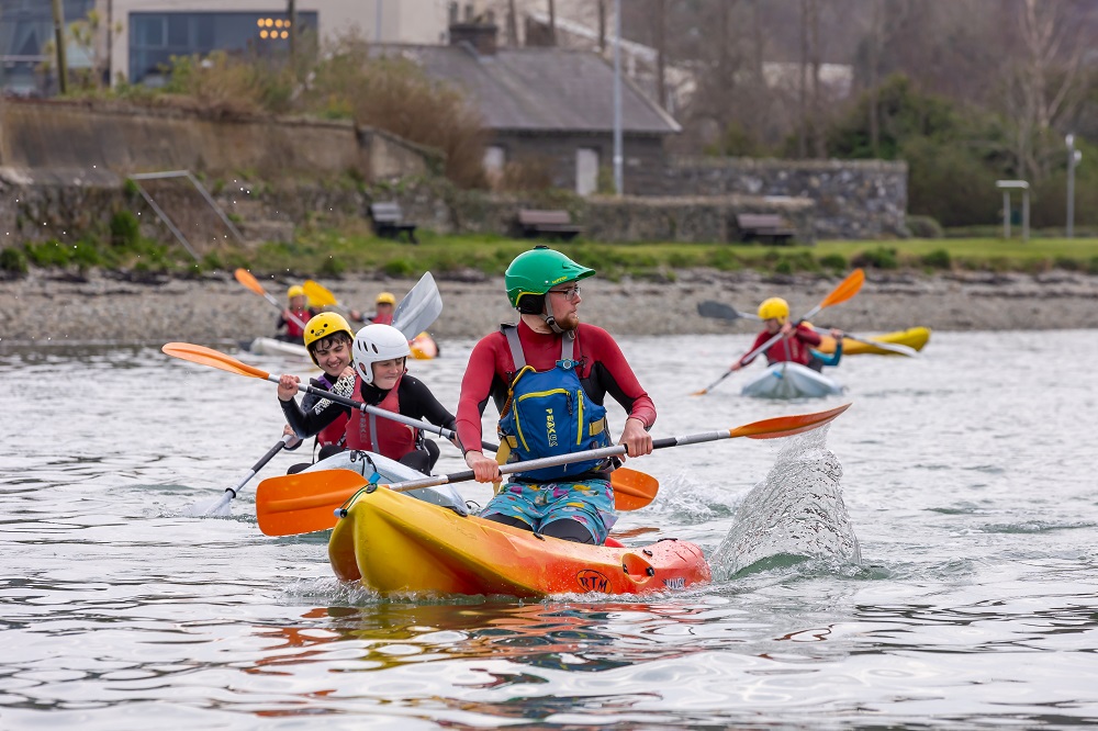 Kids enjoying Kayaking at Carlingford Adventure Centre
